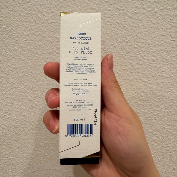 Ex Nihilo Fleur Narcotique 7.5ml / 0.25 oz EDP Spray Boxed Travel Size Authentic - Picture 3 of 4